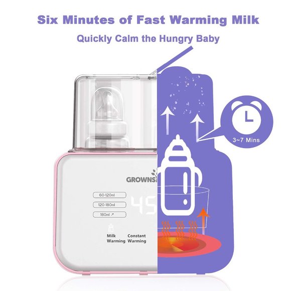 6-in-1 Bottle Bottle, Baby Food warmer BPA-Free with LCD Display Accurate - Picture 2 of 5